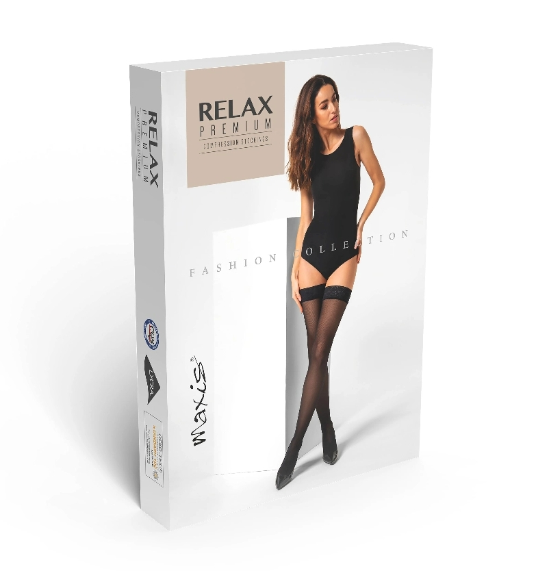 RELAX PREMIUM – stehenní punčochy s krajkou